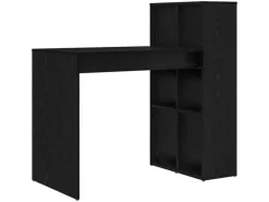 vidaXL Tisch Schwarz Eichen-Optik 108 x 55 x 103,5 cm Holzwerkstoff 869459