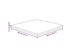 Regale Massivholz|Tische^vidaXL Tischplatte Quadratisch Dunkelbraun 80x80x1,5cm Eiche Behandelt