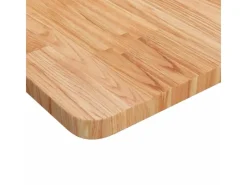 Tische^vidaXL Tischplatte Quadratisch Hellbraun 60x60x2,5cm Behandelte Eiche