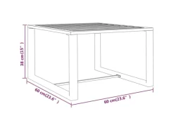 Sofas^vidaXL 5-tlg Garten-Lounge-Set mit Kissen Aluminium Anthrazit Modell 2