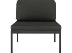 Sofas^vidaXL 5-tlg Garten-Lounge-Set mit Kissen Aluminium Anthrazit Modell 2