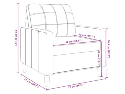 Sofas^vidaXL 3-Tlg Sofagarnitur Dunkelgrau Stoff 2149639