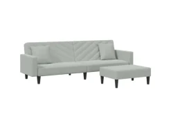 Sofas^vidaXL 2-Tlg Sofagarnitur mit Kissen Samt 3216268