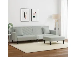Sofas^vidaXL 2-Tlg Sofagarnitur mit Kissen Samt 3216268