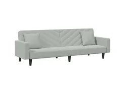 Sofas^vidaXL 2-Tlg Sofagarnitur mit Kissen Samt 3216268