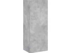 Wohnwände^vidaXL 5-Tlg Wohnwand Betongrau Holzwerkstoff 3216460