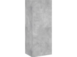 Wohnwände^vidaXL 5-tlg. Wohnwand Betongrau Holzwerkstoff Modell 8