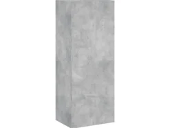 Wohnwände^vidaXL 4-Tlg Wohnwand Betongrau Holzwerkstoff 3216503