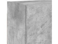 Wohnwände^vidaXL 4-Tlg Wohnwand Betongrau Holzwerkstoff 3216503