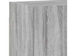 Wohnwände^vidaXL 4-Tlg Wohnwand Grau Sonoma Holzwerkstoff 3216433