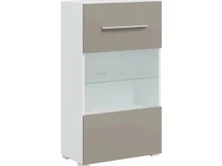 Wohnwände^vidaXL 5-Tlg Wohnwand mit LED-Beleuchtung Holzwerkstoff 3324233