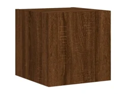 Wohnwände^vidaXL 6-tlg. Wohnwand mit LED-Beleuchtung Braun Eichen-Optik Modell 7