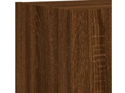 Wohnwände^vidaXL 6-tlg. Wohnwand mit LED-Beleuchtung Braun Eichen-Optik Modell 7