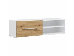 vidaXL 5-Tlg Wohnwand mit LED-Beleuchtung Artisan-Eiche Holzwerkstoff 3324234