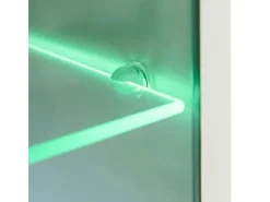 Wohnwände^vidaXL 4-Tlg Wohnwand mit TV-Schrank & LED-Leuchten Hochglanz-Schwarz 242573