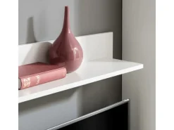 Wohnwände^vidaXL 4-Tlg Wohnwand mit TV-Schrank & LED-Leuchten Hochglanz-Schwarz 242573