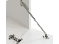 Wohnwände^vidaXL 4-Tlg Wohnwand mit TV-Schrank & LED-Leuchten Hochglanz-Schwarz 242573