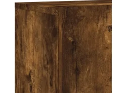 Wohnwände^vidaXL 5-Tlg Wohnwand Räuchereiche Holzwerkstoff 3216493