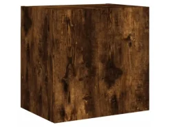 Wohnwände^vidaXL 4-Tlg Wohnwand Räuchereiche Holzwerkstoff 3216432