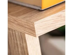 TV-Wände^vidaXL TV Wohnwand mit LED-Leuchten Sonoma Eiche