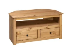 vidaXL TV-Eckschrank 93 x 49 x 49 cm Massivholz Panama-Kiefür