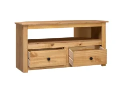 vidaXL TV-Eckschrank 93 x 49 x 49 cm Massivholz Panama-Kiefür