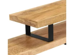 vidaXL TV-Lowboard Massivholz Mango