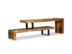 vidaXL TV-Schrank Altholz Massiv Modell 2