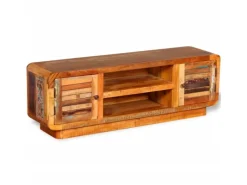 Wohnwände^vidaXL TV-Schrank Altholz Massiv 120x30x40 cm