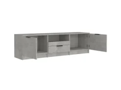 vidaXL TV-Schrank Betongrau 140x35x40 cm Holzwerkstoff