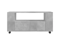 vidaXL TV-Schrank Betongrau 102x34,5x43 cm Holzwerkstoff