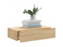 Wohnwände|TV-Wände^vidaXL TV-Schrank mit LED-Leuchten Sonoma-Eiche 60x35x15,5 cm