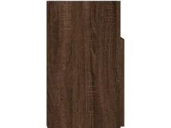 vidaXL TV-Schrank mit LED-Leuchten Braun Eichen-Optik 120x30x50 cm