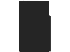 vidaXL TV-Schrank mit LED-Leuchten Schwarz 120x30x50 cm