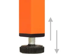 vidaXL TV-Schrank Orange 105x35x50 cm Stahl