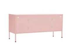 TV-Wände^vidaXL TV-Schrank Rosa 105x35x50 cm Stahl