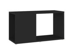 vidaXL TV-Schrank Schwarz 60x24x32 cm Holzwerkstoff