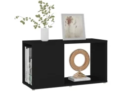 vidaXL TV-Schrank Schwarz 60x24x32 cm Holzwerkstoff