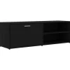 Wohnwände^vidaXL TV-Schrank Schwarz 120x34x37 cm Holzwerkstoff Modell 1