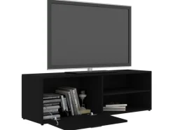 Wohnwände^vidaXL TV-Schrank Schwarz 120x34x37 cm Holzwerkstoff Modell 1