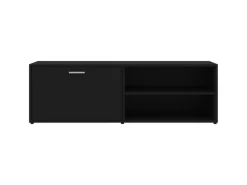Wohnwände^vidaXL TV-Schrank Schwarz 120x34x37 cm Holzwerkstoff Modell 1