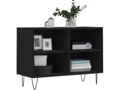 TV-Wände^vidaXL TV-Schrank Schwarz 69,5x30x50 cm Holzwerkstoff Modell 1
