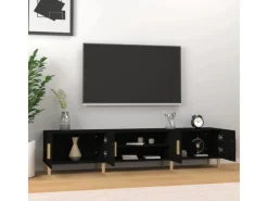 vidaXL TV-Schrank Schwarz 180x31,5x40 cm Holzwerkstoff Modell 1