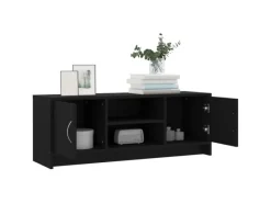 TV-Wände^vidaXL TV-Schrank Schwarz 102x30x37,5 cm Holzwerkstoff