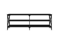 TV-Wände^vidaXL TV-Schrank Schwarz 140x40x50 cm Holzwerkstoff