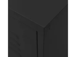 Wohnwände|TV-Wände^vidaXL TV-Schrank Schwarz 105x35x50 cm Stahl Modell 1