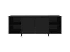 Schränke^vidaXL TV-Schrank Schwarz 130x35x50 cm Holzwerkstoff