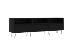 TV-Wände^vidaXL TV-Schrank Schwarz 150x30x44,5 cm Holzwerkstoff Modell 5