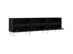 TV-Wände^vidaXL TV-Schrank Schwarz 150x30x44,5 cm Holzwerkstoff Modell 5