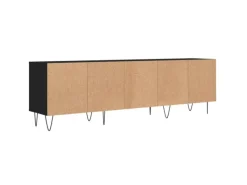 TV-Wände^vidaXL TV-Schrank Schwarz 150x30x44,5 cm Holzwerkstoff Modell 5